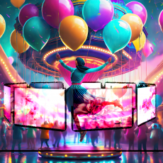 firefly_3d_carousel_young_people_are_jumping_with_balloons_funny_miracle_the_festival_of_masquera